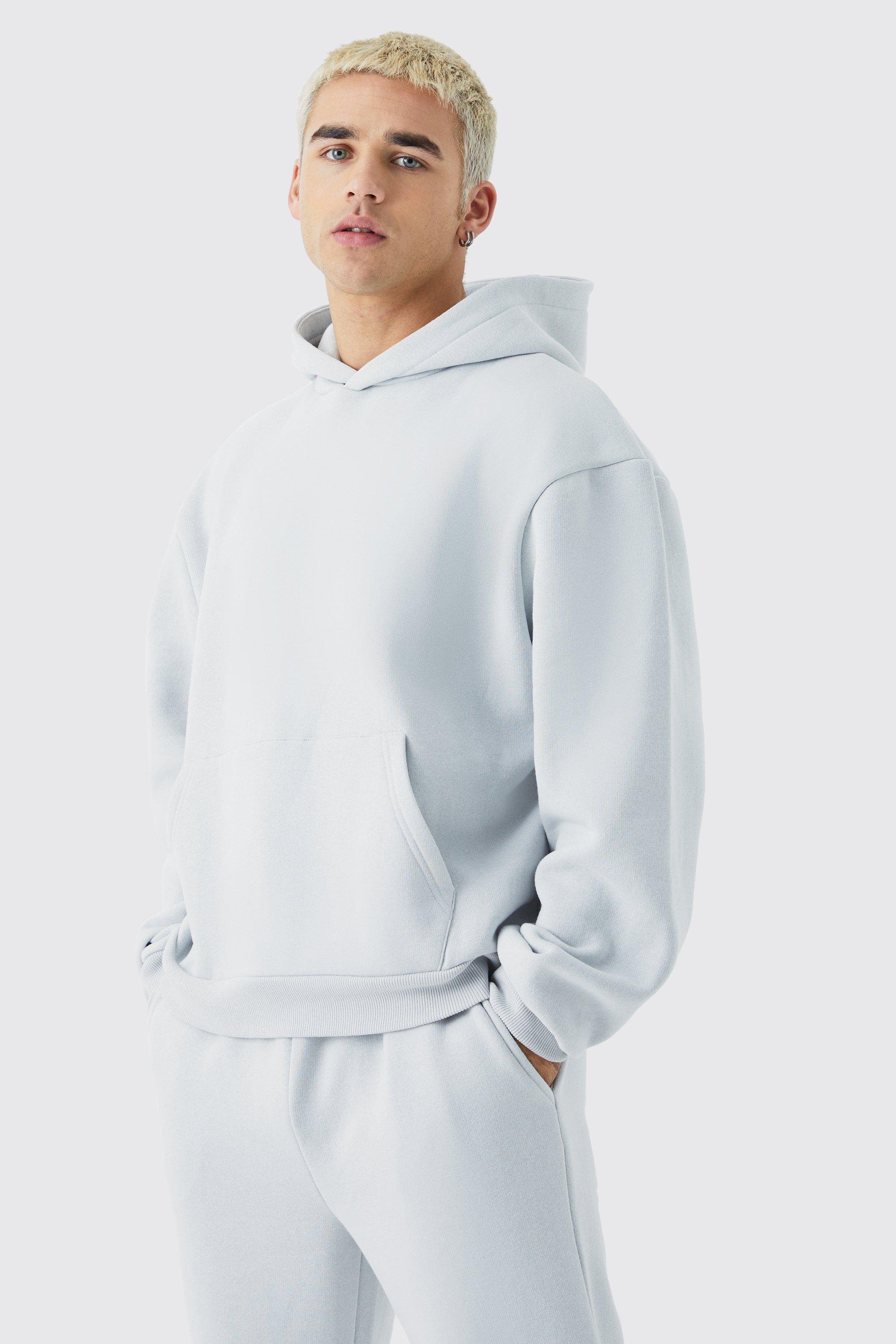 Boohoo man tracksuit grey on sale